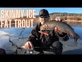 Danger how to fish thin ice fishing brook trout