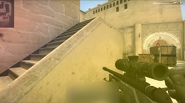 CS GO No scope scout on Mirage - Stairs to Palace