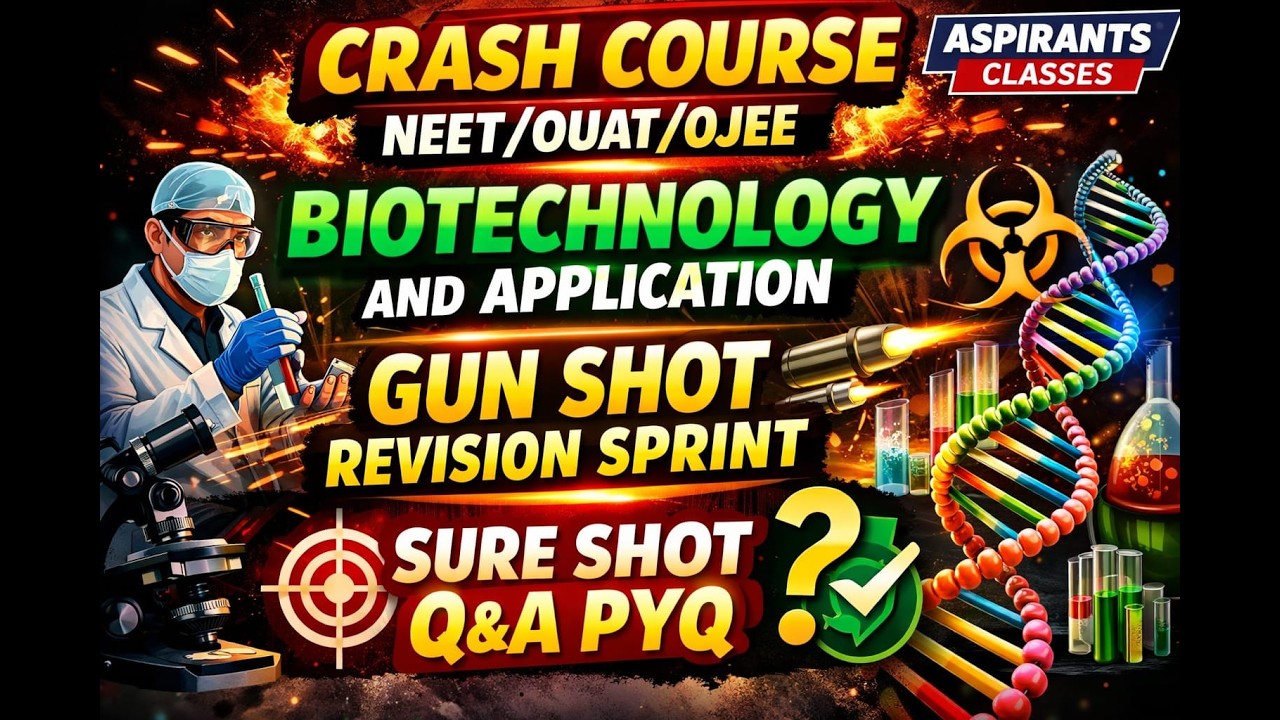 BIOTECHNOLOGY AND ITS APPLICATION || ONE SHOT|| HIMANSU SIR || ASPIRANTS CLASSES