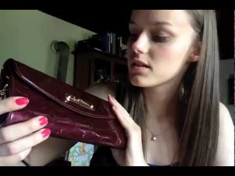 LOUIS VUITTON SUNSET BOULEVARD RED MONOGRAM VERNIS LEATHER CLUTCH/ SHO –  BLuxe Boutique