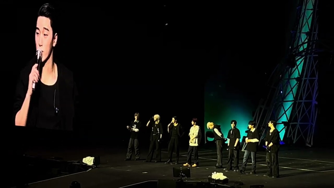 Ateez Towards The Light: Will To Power Tour - Ending Thank you’s - Manchester 30/01/25