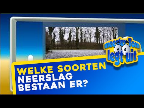 Welke soorten neerslag bestaan er?