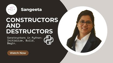 🎥 Python Constructors & Destructors Explained! 🧱💣 | #PythonProgramming #CodeWithMe