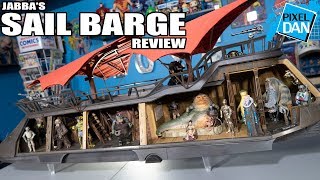 Jabba's Sail Barge Hasbro HasLab Star Wars Full Playset Review