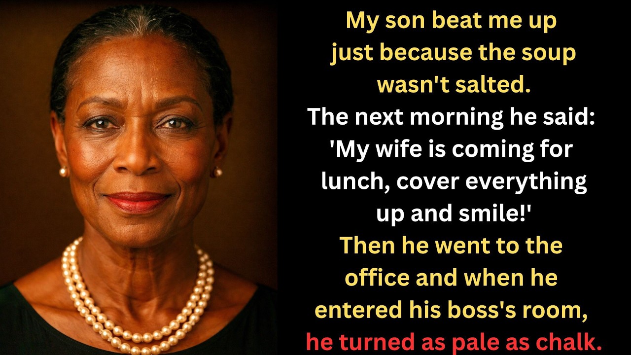 My Son Beat Me Over Unsalted Soup — What I Did Next Changed Everything