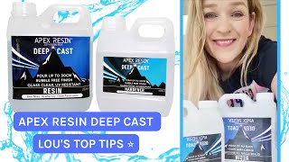 NEW Apex Resin® DEEP CAST Deep Pour Epoxy Resin - Top Tips from Lou from Create and Bloom