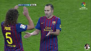 Andres Iniesta Vs Real Madrid 2011-12 La Liga 16R