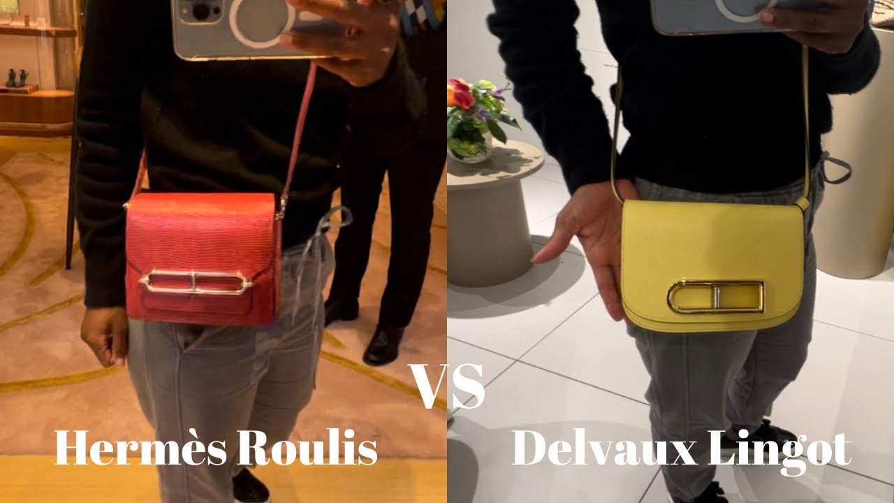 Delvaux Lingot vs Hermès Roulis, Which bag is the fairest of them all?