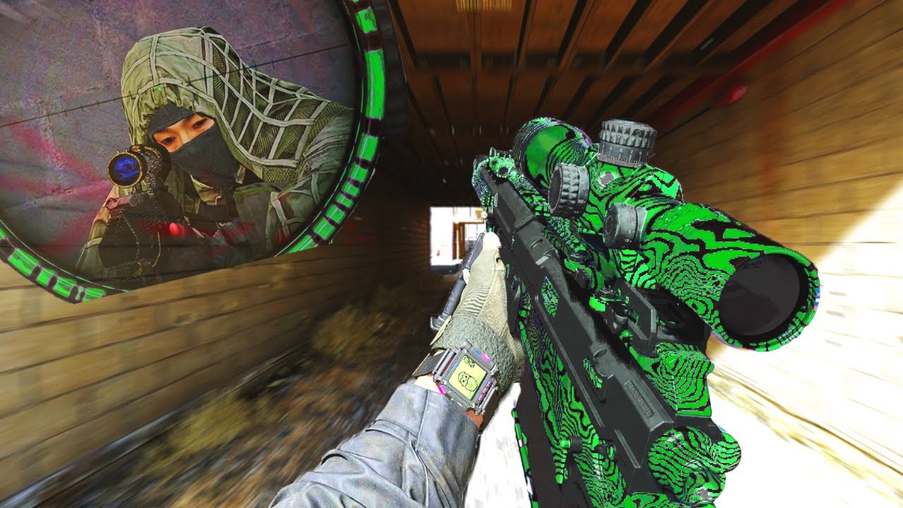 "How did Z3STY get the GREEN DOT on his SNIPER?"