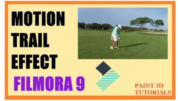 MOTION TRAIL EFFECT | VIDEO EDITING | FILMORA 9 | PAINT 3D TUTORIALS | SHIVIJ GROVER