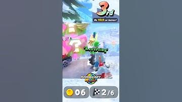 It may not have worked, but you’ve GOTTA respect him for trying! #mariokart #mariokartworld #switch2