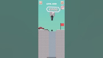 Draw bridge puzzle game level 2230 #drawing #game #Shorts