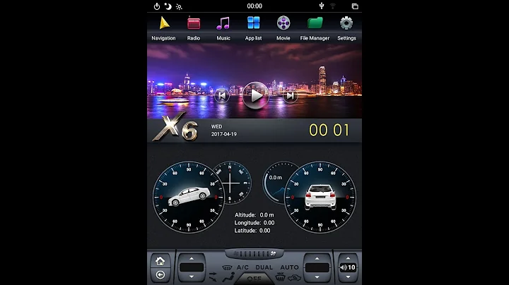 ICEBOXAUTO - Vertical Tesla style Android 9.0 car radio stereo. PX6-core 4/32GB