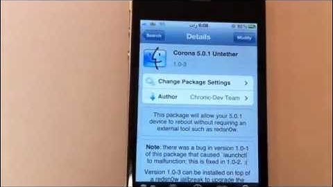 jailbreak 5.0.1 Untethered Walk Through Video Tutorial Using Corona 5.0.1