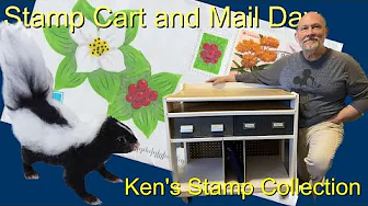 Making a Homemade Stamp Hobby Cart and Sharing Mail from Viewers