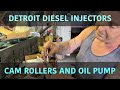 Detroit Diesel injectors, cam rollers and oil pump pressure regulator