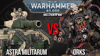 Astra Militarum Vs Orks  - Warhammer 40k 10th Edition  Battle Report