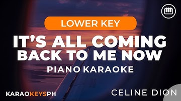 Thumbnail of It's All Coming Back To Me Now - Celine Dion (Lower Key - Piano Karaoke)