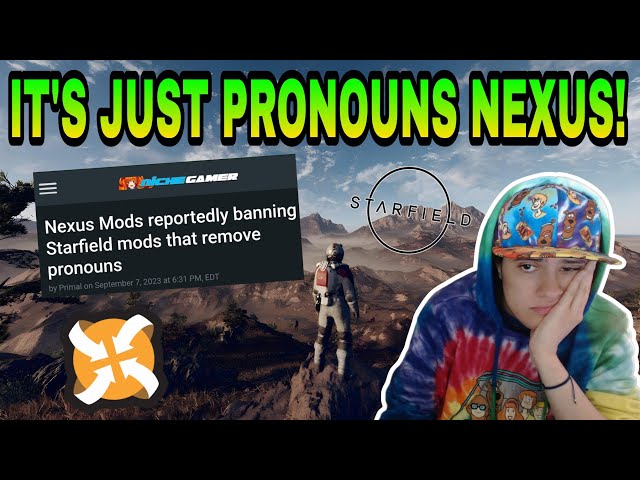 Nexus Mods removes the Starfield mod that got rid of player pronouns and  stands by decision: Starfield lets players choose a pronoun for…