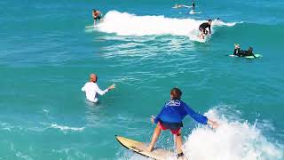 Blue lines at Haulover. Small wave fun  SURFRAP VLOG EP 50