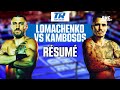 Rsum boxe  Lomachenko Kambosos le Picasso de la boxe de retour au sommet 