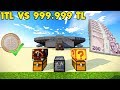 1TL VS 999.999 TL ŞANS BLOKLARI (KAKA VS FORTUNİA) Minecraft Lucky Wars w/MineLord