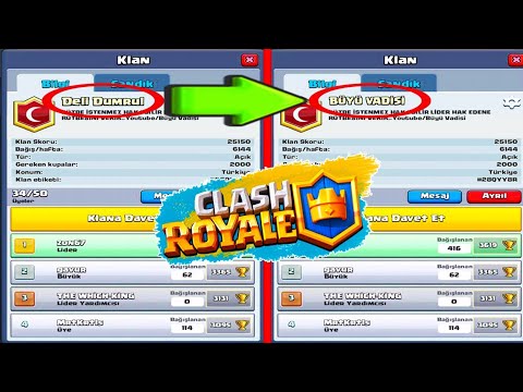 KLAN İSMİ DEĞİŞTİRİLİR Mİ ? SUPERCELLE SORDUM | İzle Gör - Clash Royale/Clash Of Clans