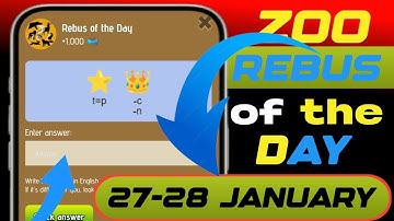 zoo rebus of the day 27-28 january | 27-28 January zoo rebus of the day | rebus of the day zoo