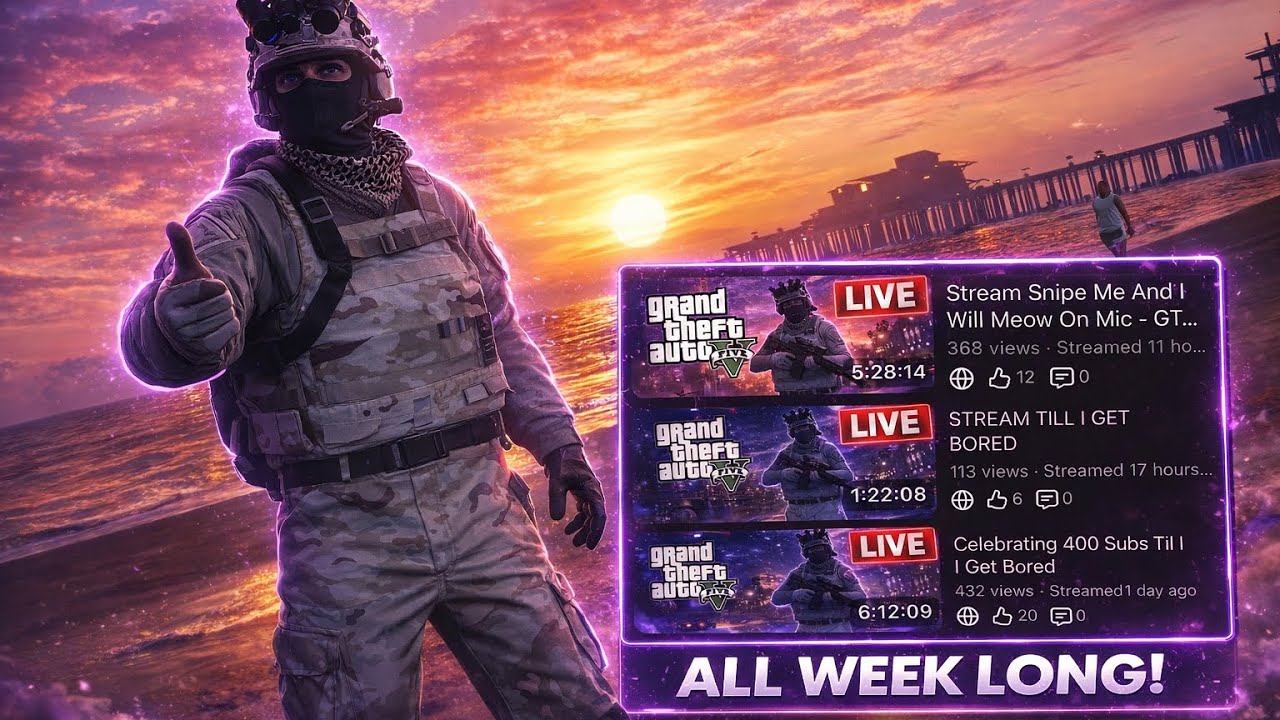 HOW I GOT STREAM-SNIPED FOR A WHOLE WEEK | GTA ONLINE FREEMODE!