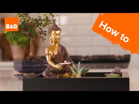 How to make an indoor zen garden