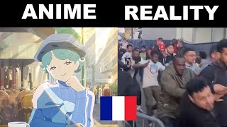 FRANCE ANIME vs FRANCE REALITY