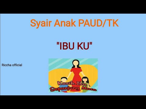 Syair Ibu Ku Anak Paud Tk Youtube