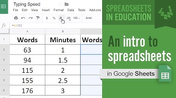 Introduction to Spreadsheets (using Google Sheets)