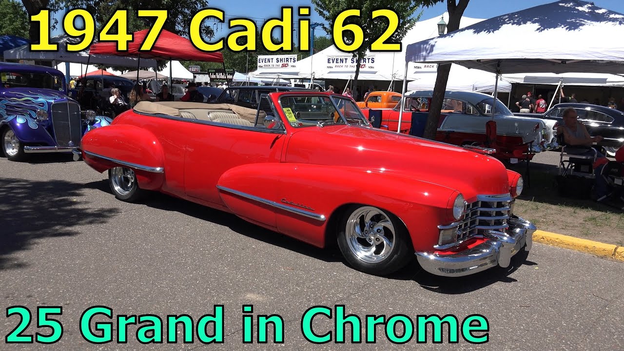 1947 Cadillac 62 -$25000 in Chrome - Midwest Street Rod