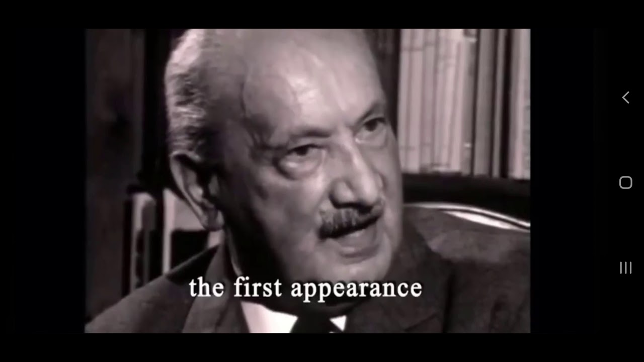 Martin Heidegger interview