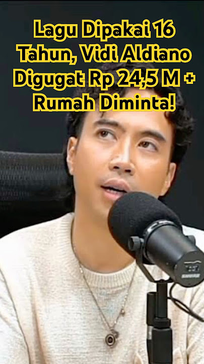 Gara-gara lagu Nuansa Bening, Vidi digugat Rp 24,5M & rumahnya ikut ditarik! 😱