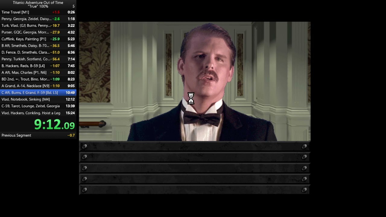 Titanic: Adventure out of Time - "True 100%" Speedrun [