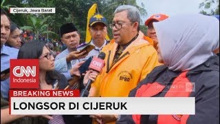 Gubernur Aher Kunjungi Lokasi Longsor Cijeruk