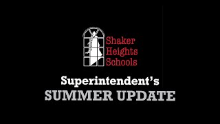 Superintendent's Summer Update | June 23, 2020