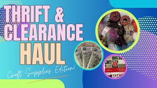 #thriftythursday ! #craftsupplies ! And JOANN #clearancehaul !