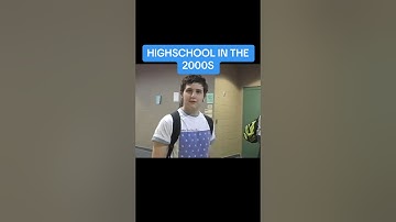 HIGHSCHOOL IN THE 2000S#2000s #shorts