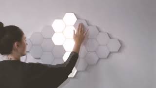 White LED Touch Sensitive Modular Lighting System.