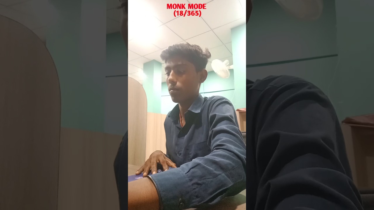 ⁣MONK MODE DAY (18/365) मोह माया एक बार मौका जरुर देगी #monkmindset #discipline #minivlog