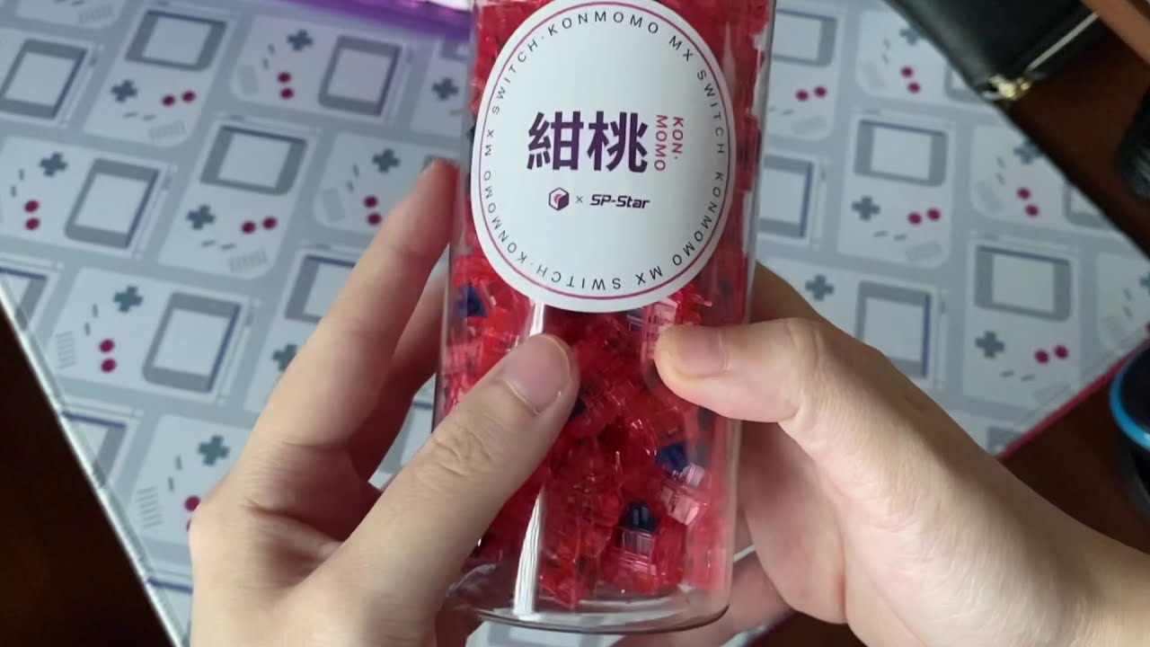 [Unboxing] SP-STAR X KON MOMO tactile switches & first look