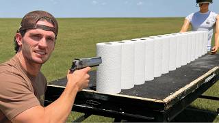 How Many Rolls of Paper Towels to Stop a Bullet