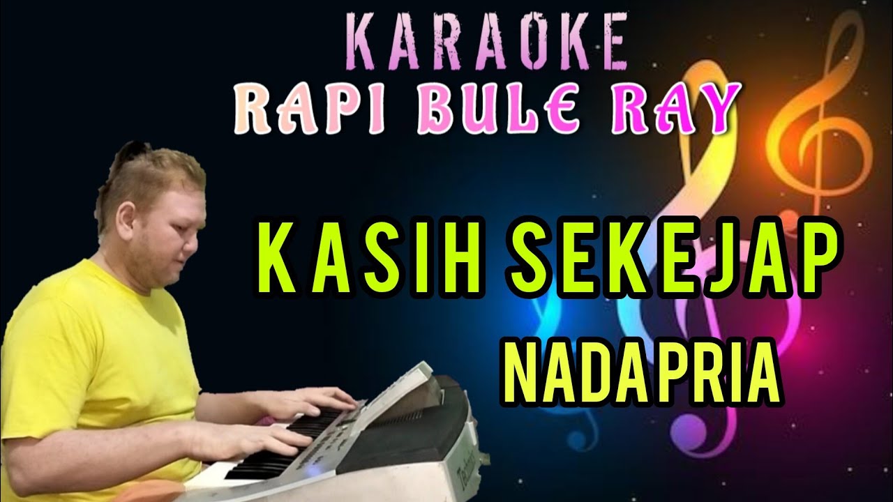 KASIH SEKEJAP - Karaoke | Nada Pria | Lirik | Cahdut