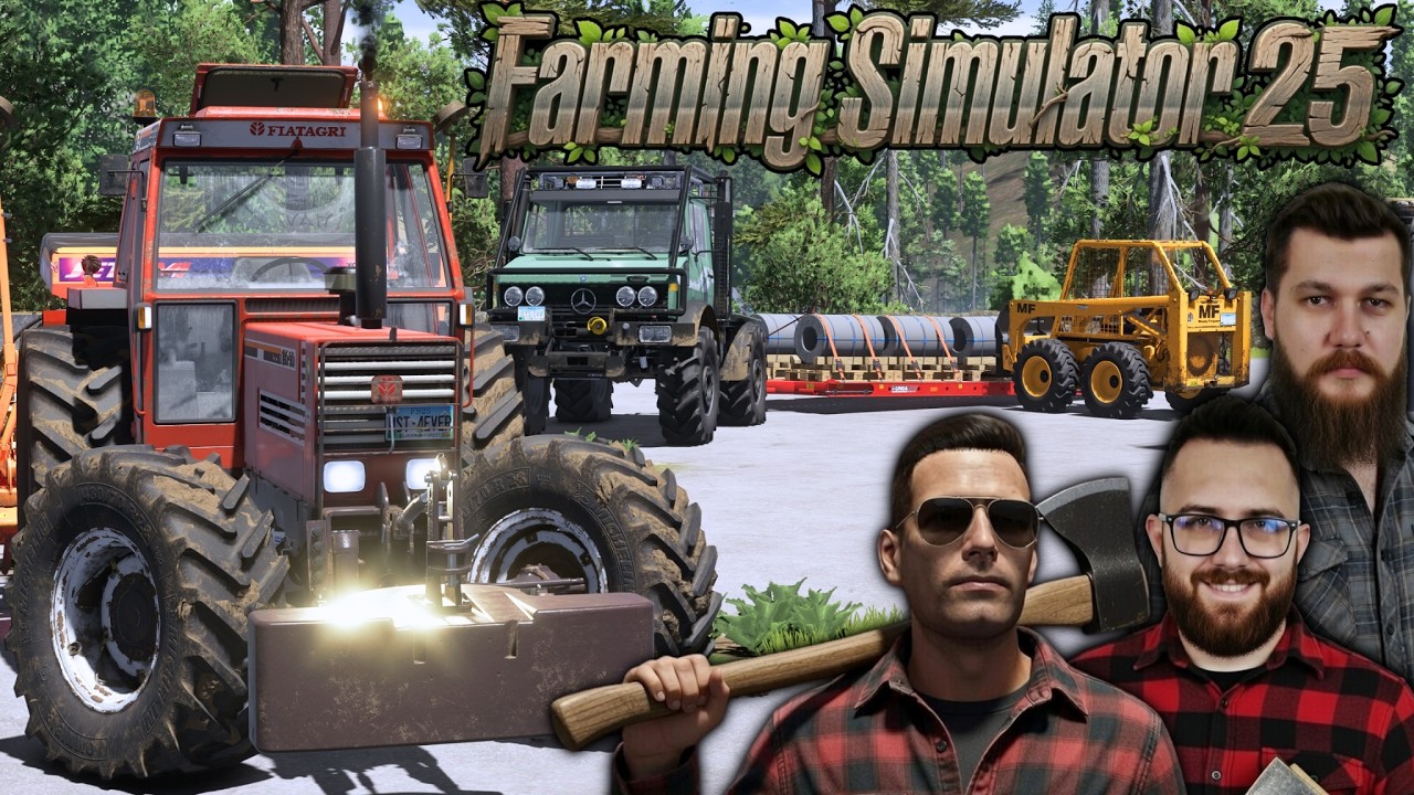 TRANSPORT METALU NA BUDOWE KOLEJKI!🏗️ ZBIERANIE KAMIENI & SIEWY TRAWY!🌱[FS25 #6] | ☆MST☆