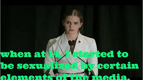 mmmEnglish,Great speeches:Emma Watson's speech about gender equality