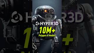 I Tested Hyper3D Rodin Gen-2.5 - 10M+ Polygon AI Models in Seconds! #shorts #3dmodeling #ai3d #fyp
