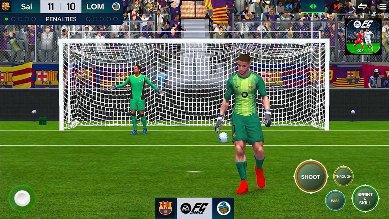 Fc Mobile Penalty Shootout #62 FC Barcelona Vs Lombardia FC #fcmobile26